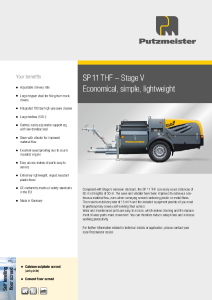 SP11 THF Stage V Brochure EN