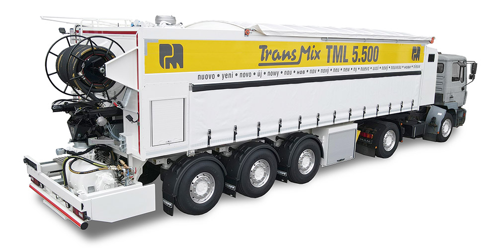 The TransMix can now also mix cement screed while horizontal – experience it at bauma 2025